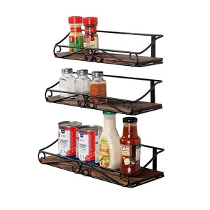 Contemporary Metal Spice <b>Shelf</b> Designed for Storing Culinary Ingredients with Strong Support and Elegant Kitchen Function - Product Image 5