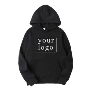 Men's Hooded Zip-Up Sweatshirt Embroidered French Terry Fleece Solid Color Knitted Casual Winter Wear Regular Fit Regular-Length - Product Image 3