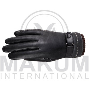 Guantes de cuero puro para fiestas y conducción, para hombres y mujeres, a precios muy económicos. - Product Image 4