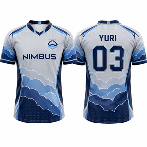 Jersey Personalizado con Logotipo para Esports, Jugador, Equipo, Club, Torneo, Competición, Partido, Entrenamiento, Rendimiento Profesional, Premium, Duradero - Product Image 5