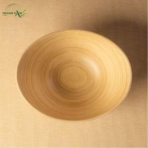 ชามไม้ไผ่สีสันสดใส งานแฮนด์เมด ดีไซน์ทันสมัย แกนไม้ธรรมชาติ พร้อมส่ง รักษาสิ่งแวดล้อม - Product Image 5