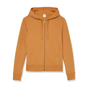 Plain <b>zip</b> Hoodie Ladies <b>Hooded</b> Top Casual Hoody Thermal Customized Best High Quality Women's Hoodie with color - Product Image 4