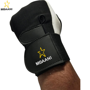 Gym Gloves with Wrist Support for Gym Workout, Crossfit, Weightlifting Black/<b>White</b> or Black Premium Quality Materials - Product Image 4