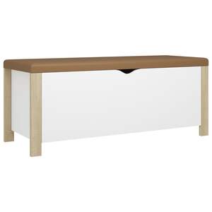 กล่องเก็บรองเท้าสีขาวและไม้โอ๊คโซโนมา - Product Image 2