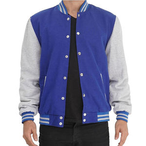 Embroidery <b>Jackets</b> Custom Printing Long Sleeve <b>Men's</b> <b>Baseball</b> <b>Jacket</b> <b>Men</b> Plain Blank Letterman <b>Jackets</b> - Product Image 2