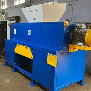 Broyeur MSW à double arbre très demandé, capacité 1500-2000 kg/h, machines semi-automatiques de broyage du plastique - Product Image 1