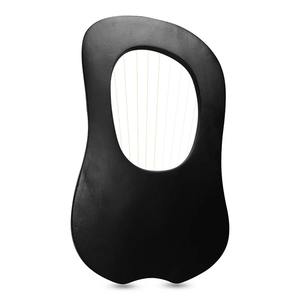 GNG IMPEX Lira de Madera de 10 Cuerdas, Arpa Portátil para Principiantes, Instrumento Musical con Llave de Afinación, Bolsa de Transporte, Diseño Tallado Pulido, Estilo Folclórico - Product Image 3
