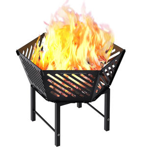 The "Fire Waterfall" Modern Cascading Flame Effect Water Feature Fire Pit - Product Image 3