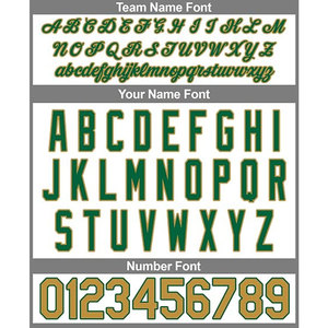 Maillot de baseball personnalisé blanc, vert et or de qualité supérieure pour femme, avec design à rayures fines, nom, numéro et logo - Product Image 3