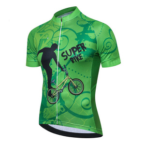 Jersey de Ciclismo Sublimado al por Mayor, con Logotipo de Marca Personalizado, de Secado Rápido, Aislado, para Maratón, Manga Corta - Product Image 3