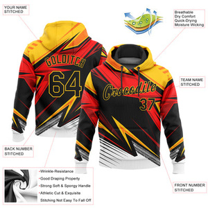 เสื้อฮู้ดดี้พิมพ์ลายแบบ Sublimation ทั้งตัว แฟชั่นใหม่ โพลีเอสเตอร์ ขายส่งจากผู้ผลิต - Product Image 2