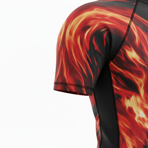 Fournisseur OEM de rash guards en gros, chemises de compression sublimées à marque privée, vêtements de sport pour entraînement MMA, BJJ, grappling, hommes, femmes, enfants - Product Image 5