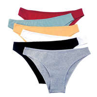 Culottes et strings sexy sans couture taille mi-haute en V respirants pour femmes – Vente en gros