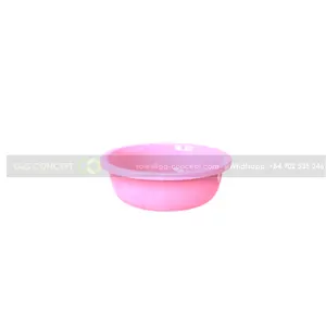 100 Pcs bacino di plastica rotondo Mini lavaggio vasca da bagno multifunzionale in plastica spessa per bagno cucina uso quotidiano a casa