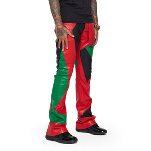 Pantalons en cuir pour hommes sur mesure en gros, style unique de haute qualité, confortables, décontractés, tissu doux et durable, directement de l'usine - Product Image 5