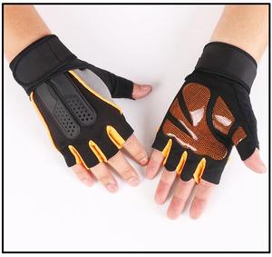 Guantes de Verano de Medio Dedo con Pantalla Táctil, de Cuero, con Protección Rígida en los Nudillos, Transpirables y Anti-Impacto para Ciclismo, Fitness y Deportes al Aire Libre - Product Image 5
