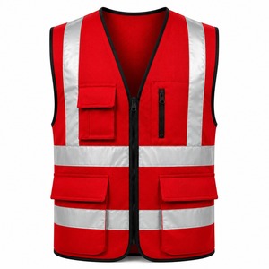 High Visibility Safety Vest Reflective <b>Mesh</b> Breathable Fabric Construction Workwear Custom Logo Wholesale Bulk Order - Product Image 2