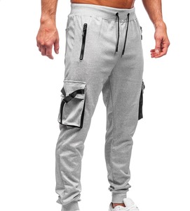 Pantalon cargo ample tricoté pour homme, style décontracté, couleurs unies, haute qualité, collection 2026 - Product Image 2