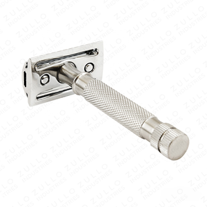 Custom Logo Double Edge Safety Razor Premium Stainless Steel Grooming Razor for Professional <b>Men</b> - Product Image 3