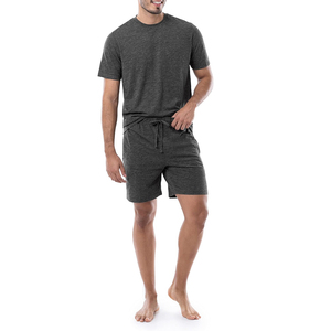 Conjunto Deportivo de Verano de Secado Rápido, en Color Sólido, Calidad Premium, Fácil de Lavar, Transpirable, Conjunto de Camiseta y Pantalones Cortos de Verano - Product Image 1
