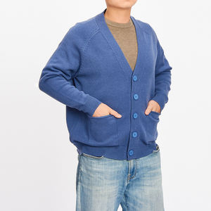 Cardigan pour homme, coupe ajustée, veste tendance, cardigan boutonné avec poches - Product Image 4