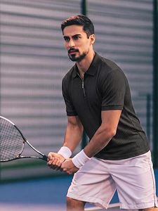 Chemise de golf décontractée personnalisée pour homme, anti-plis, avec poche, en Spandex/Polyester, vêtements uniformes OEM/ODM, vente en gros - Product Image 5