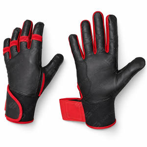 Gants de frappeur en cuir Cabretta pour lanceur droitier, design à doigts complets, haute qualité, pour adulte, vente en gros - Product Image 1