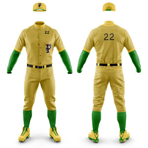 Uniforme de Béisbol Personalizado con Diseño OEM, Uniforme de Béisbol al por Mayor para Hombres, Uniforme de Béisbol en Blanco para Adultos - Product Image 5