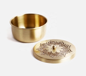Laser Cut Handcrafted Brass <b>Nut</b> Boxes Set of 2 Manufacturer Wholesaler - Product Image 3