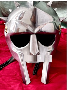 Casco de Gladiador Maximus, Armadura Romana Antigua Moderna con Púas para Cosplay y Exhibición, Disfraz Metálico - Product Image 5