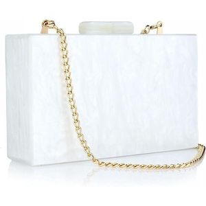 Bolso de Fiesta de Resina Hecho a Mano de Lujo para Damas, Accesorio de Moda de Cristal, Bolso de Mano - Product Image 1