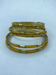 Factory Direct Handforge Global Impex HGI-7654 Ethnic <b>Resin</b> Brass Bangles Custom Color Handmade Fashion Jewelry Women's Party - Product Image 6