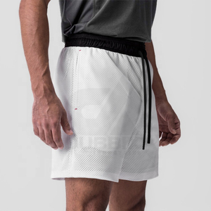 Pantalones Cortos Deportivos para Hombre, con Logotipo Personalizable, Transpirables, 100% Poliéster, Corte Recto, Diseño Variado, OEM - Product Image 2