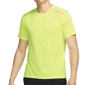 เสื้อยืดแขนสั้นกีฬาผ้าสแปนเด็กซ์เข้ารูปสำหรับใส่วิ่งเสื้อออกกำลังกายสำหรับผู้ชายเสื้อผ้าฟิตเนสในฤดูร้อน - Product Image 1