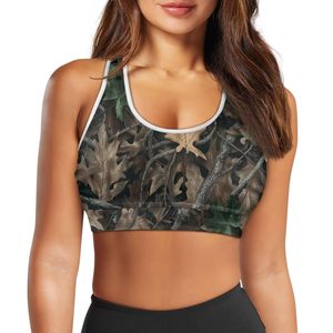 Nouveau design Soutien-gorge de sport sublimé pour femme, asymétrique à une épaule, maintien élevé, dos croisé, rembourré, pour la gym et la course - Product Image 3