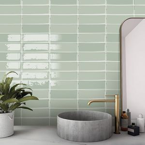 10 pz Piastrelle Adesive 25x25 cm per Pareti Antispruzzo, Facili da Installare, Stile Subway per Cucina e Bagno, 100% Impermeabili - Product Image 4