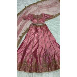 Diseñador Lehenga Choli para fiestas Ropa india y pakistaní con Sequence & Zari Work - Product Image 3