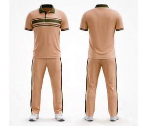 Uniformes de Cricket Personalizados al por Mayor con Producción Rápida |   Uniforme de Cricket para Hombres, Mujeres y Jóvenes, Camiseta Polo y Pantalones, Conjunto Completo para Equipo - Product Image 4