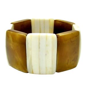 Pulseras de cuerno quemado natural hechas a mano directas del fabricante, nuevo diseño, puños de mano elegantes, accesorios de moda - Product Image 3