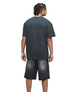 กางเกงขาสั้นยีนส์วินเทจทรงหลวมสำหรับผู้ชาย สไตล์ลำลอง เหมาะสำหรับใส่ทำงานหรือใส่เที่ยวในฤดูร้อน  แบบถักทอ - Product Image 3