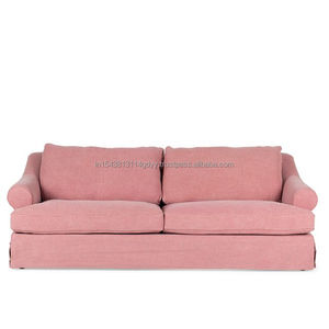 Ensemble de canapé en cuir chignons rose, meubles de salon - Product Image 1