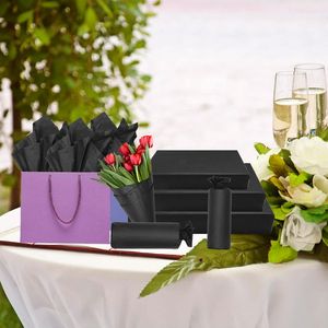 100 Fogli di Carta Velina Nera 14 X 20 Pollici, Carta da Regalo Artistica per Matrimoni, Progetti Fai-da-Te, Natale e Lavori di Carta - Product Image 2