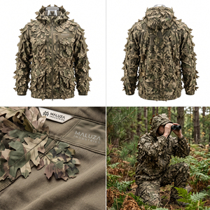 Wholesale Custom Front <b>Waterproof</b> Summer Hunting <b>Jacket</b> Insulated <b>Camo</b> Tactical Coat Heavy Duty Nylon Outdoor Sports Apparel - Product Image 6