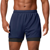 Shorts de sport pour homme, séchage rapide, respirants, pour entraînement, course à pied, fitness, légers, taille élastique, vêtements de sport en spandex/polyester
