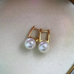 Pendientes de Perlas Naturales de Plata S925 de Zhuji Pearl Wholesale, 12-13 mm, con Caja de Regalo y Cierre de Seguridad - Product Image 3