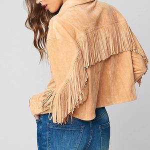 Veste matelassée personnalisée haut de gamme pour femme, style western, avec franges, en velours côtelé tissé, respirante, pour l'hiver, authentique - Product Image 2