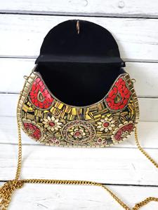 Nuevo Bolso de Noche Elegante Hecho a Mano, Regalo para el Día de la Madre, Bolso de Mano con Mosaico, Bolso Bandolera para Fiesta - Product Image 3