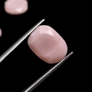 Ópalo Rosa Natural Facetado, Corte Rosa Ovalado, Parte Posterior Plana, 9mm 13mm, Gema Suelta, Precio al por Mayor, a Granel, para Fabricación de Joyas, Anillos y Colgantes - Product Image 2