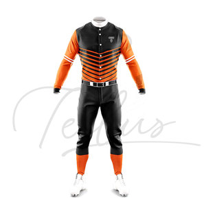 Uniforme de Béisbol para Hombre, Verde y Blanco, Jersey de Manga Larga con Logotipo Bordado, Poliéster Transpirable, Ropa para Todas las Temporadas - Product Image 6