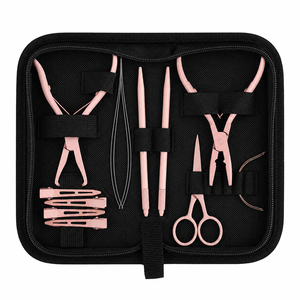 Kit de Herramientas para Extensiones de Cabello de Acero Inoxidable, Duradero, Ligero, de Calidad Premium, con Logotipo y Color Personalizados, Precio Económico al por Mayor, OEM ODM - Product Image 5
